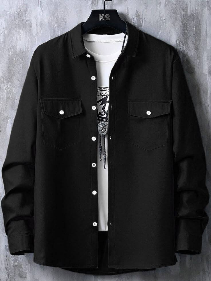 Classic Black Overshirt